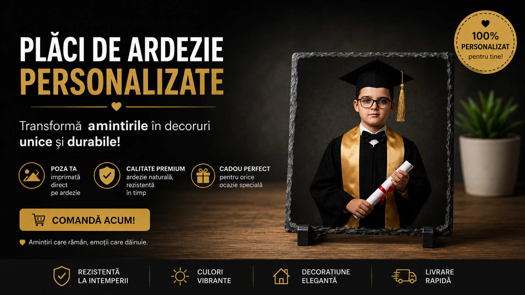 Banner plăci ardezie